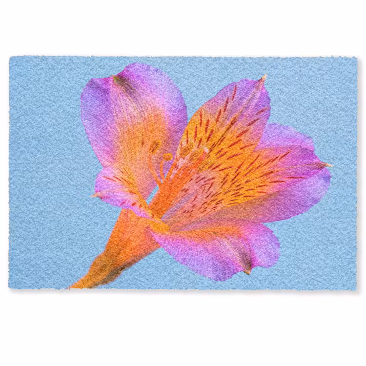 Bloem - Detail - Kleurrijk Deurmat klein -zkaufland3d