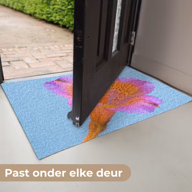 Bloem - Detail - Kleurrijk Deurmat klein -USP_NL