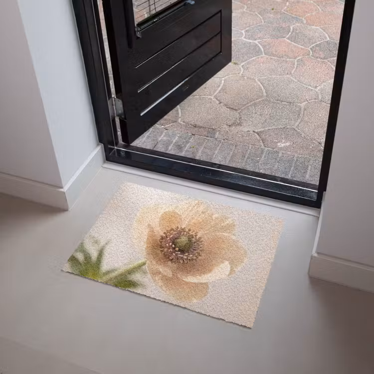 Bloem - Minimalistisch - Groen Deurmat klein -sfeer5