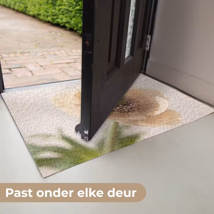 Bloem - Minimalistisch - Groen Deurmat klein -USP_NL