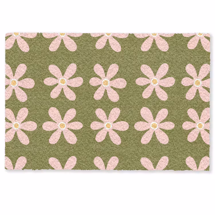 Bloem - Modern - Groen Deurmat klein 898 -zkaufland3d