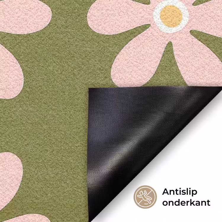 Bloem - Modern - Groen Deurmat klein 898 -antislip_NL