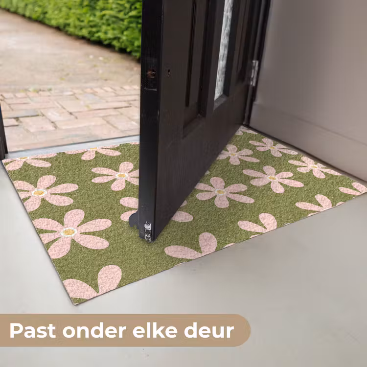 Bloem - Modern - Groen Deurmat klein 898 -USP_NL
