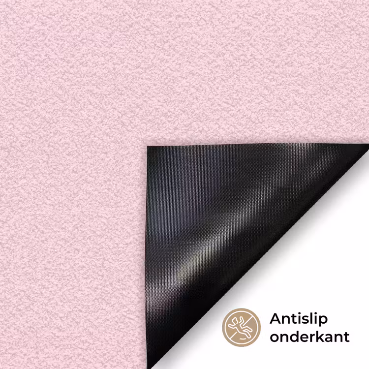 Bloem - Roze - Hartjes Deurmat klein -antislip_NL