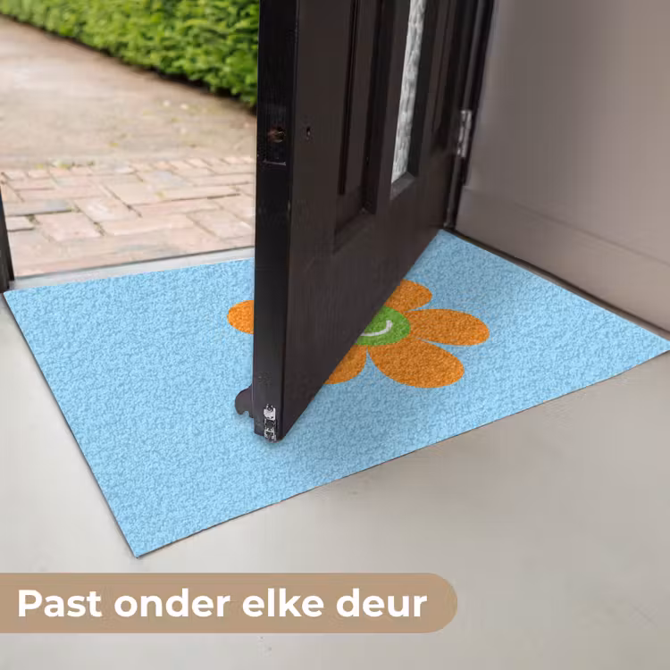 Bloem - Smiley - Kleurrijk Deurmat klein -USP_NL