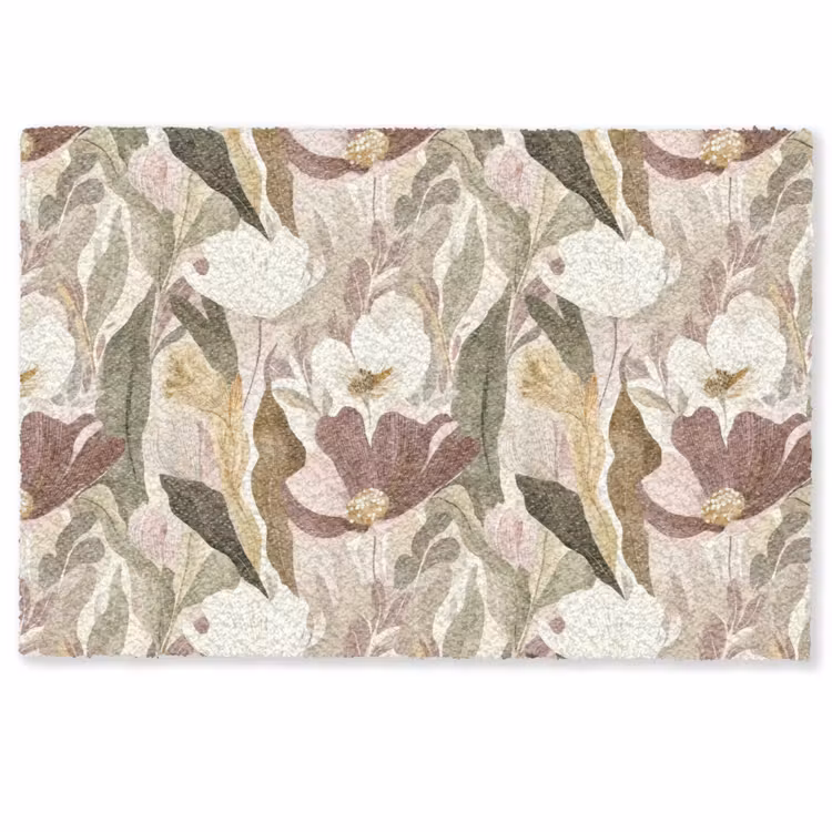 Bloemen - Aquarel - Kleurrijk Deurmat klein 898 -zkaufland3d