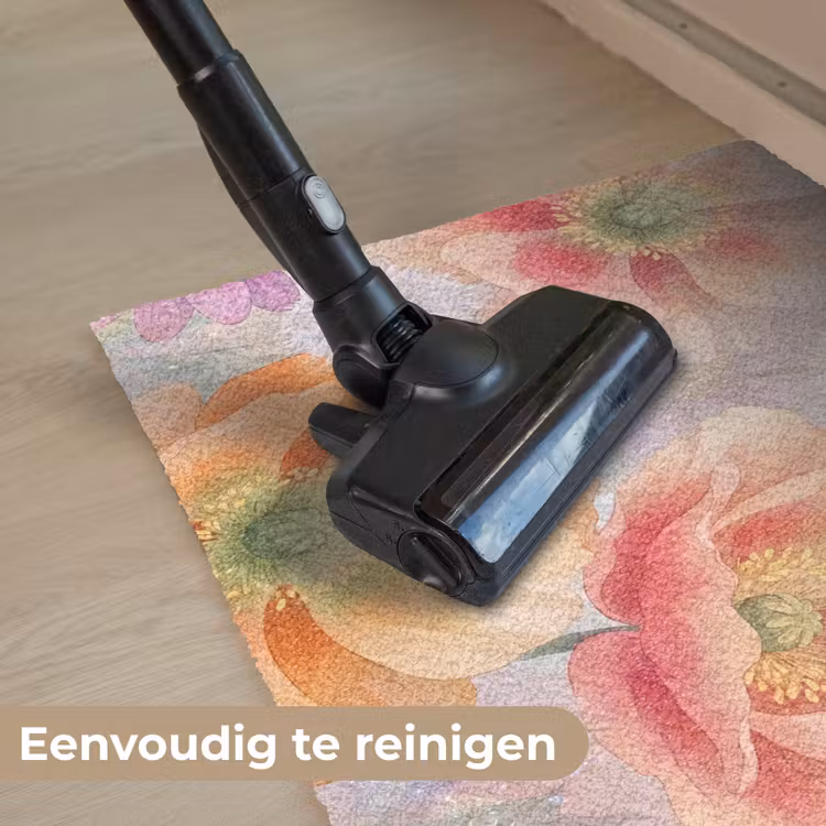 Bloemen - Aquarel - Natuur - Modern - Kleurrijk Deurmat klein -reinigen_NL