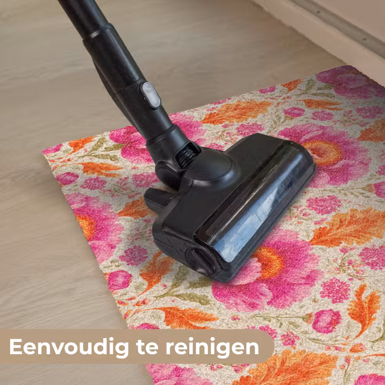 Bloemen - Barok - Roze - Oranje Deurmat klein 898 -reinigen_NL