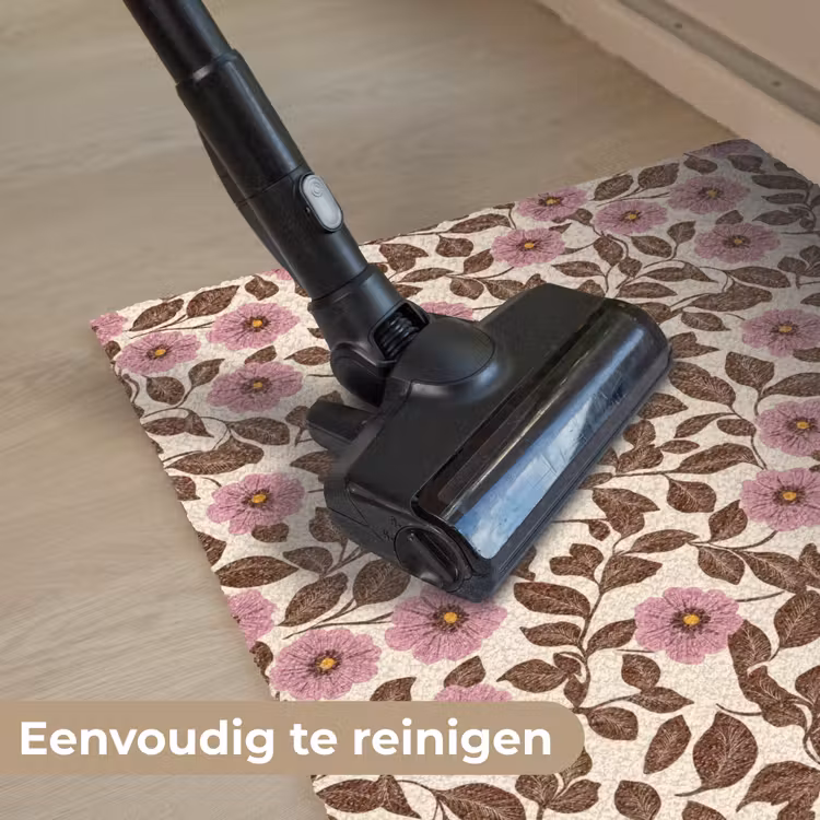 Bloemen - Bladeren - Kleurrijk Deurmat klein 898 -reinigen_NL