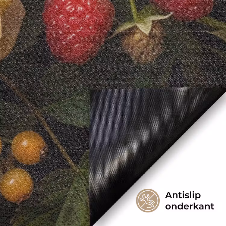 Bloemen - Boeket - Natuur - Klassiek - Geel Deurmat klein -antislip_NL