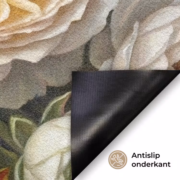 Bloemen - Boeket - Natuur - Klassiek - Kleurrijk Deurmat klein -antislip_NL