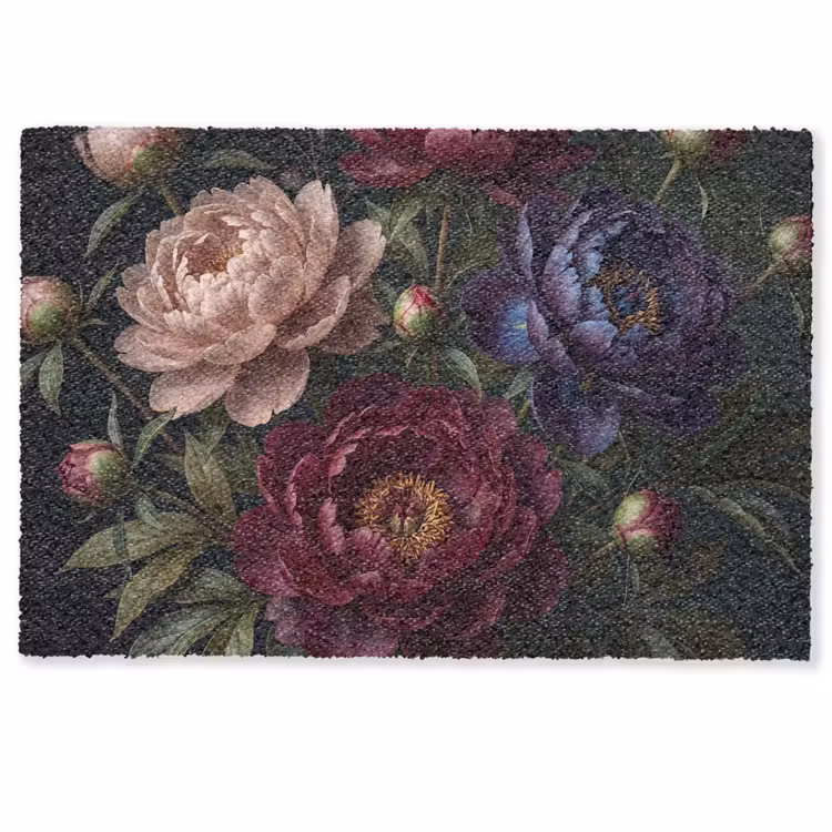 Bloemen - Boeket - Natuur - Modern - Donker Deurmat klein -zkaufland3d