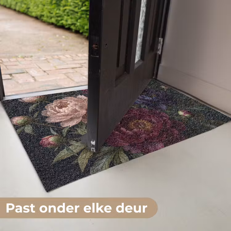 Bloemen - Boeket - Natuur - Modern - Donker Deurmat klein -USP_NL