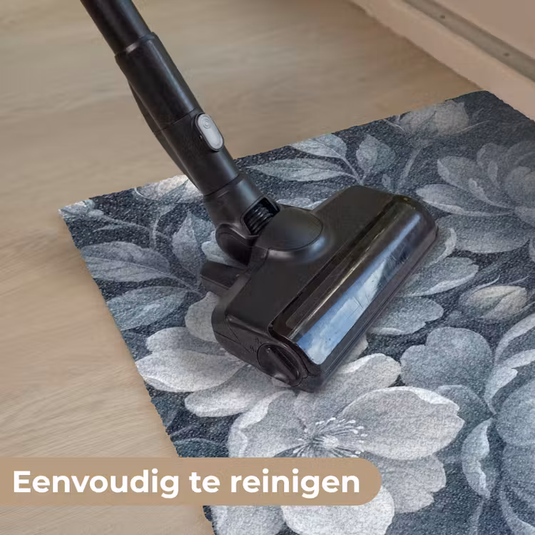 Bloemen - Boeket - Winter - Abstract - Blauw Deurmat klein -reinigen_NL