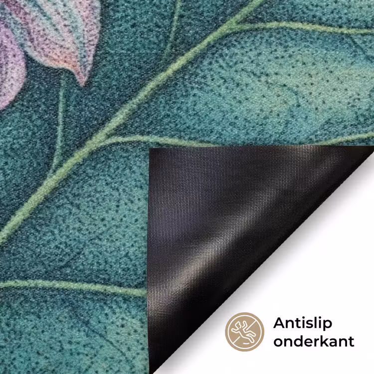 Deurmat - Bloemen - Botanisch - Geel - Bloemen - Botanisch - Geel Deurmat klein