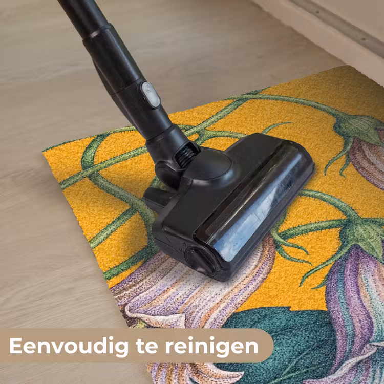 Deurmat - Bloemen - Botanisch - Geel - Bloemen - Botanisch - Geel Deurmat klein