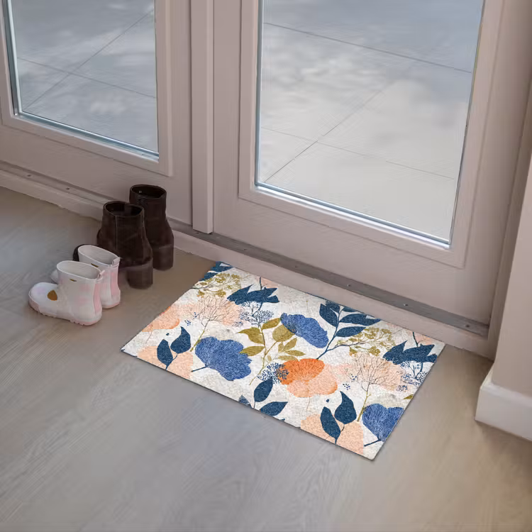 Bloemen - Botanisch - Kleurrijk Deurmat klein 898 -sfeer3