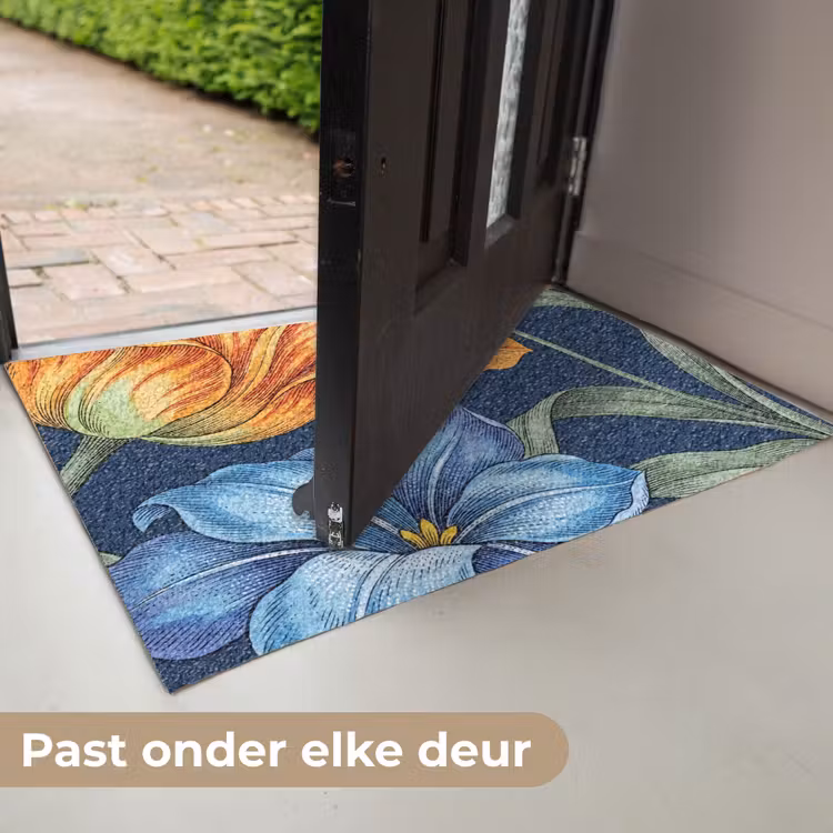 Deurmat - Bloemen - Botanisch - Patroon - Bloemen - Botanisch - Patroon Deurmat klein