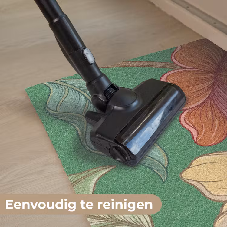 Deurmat - Bloemen - Groen - Illustratie - Bloemen - Groen - Illustratie Deurmat klein