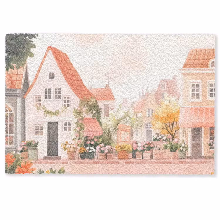 Bloemen - Huizen - Dorp Deurmat klein -zkaufland3d