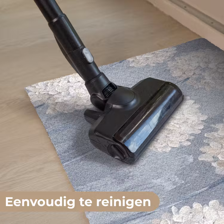 Bloemen - Illustratie - Blauw Deurmat klein -reinigen_NL