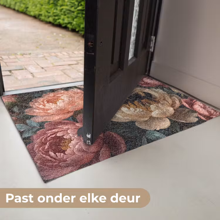 Bloemen - Insect - Natuur - Roze Deurmat klein -USP_NL