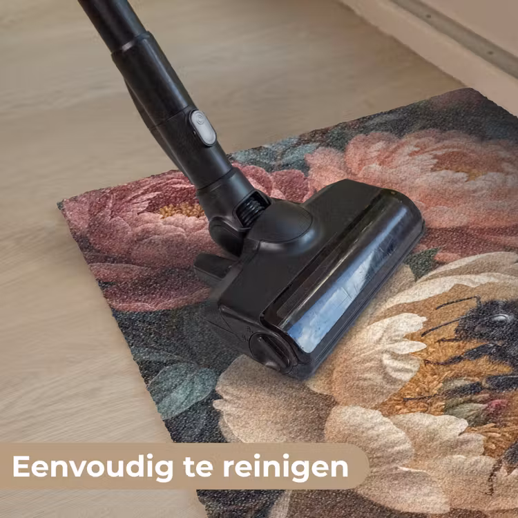 Bloemen - Insect - Natuur - Roze Deurmat klein -reinigen_NL