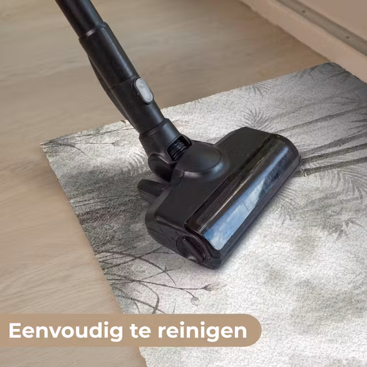 Bloemen - Knop - Tuin - Illustratie - Wit Deurmat klein -reinigen_NL