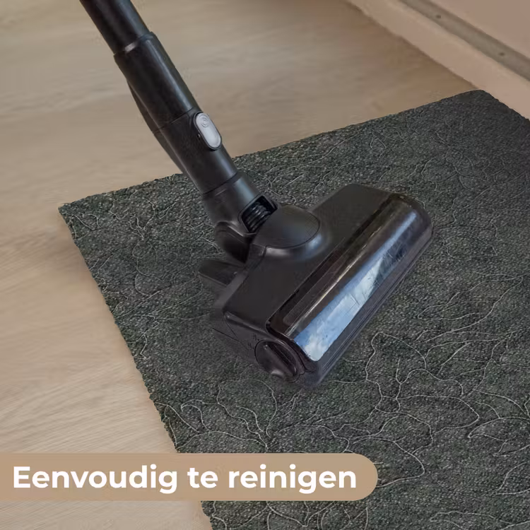 Bloemen - Lijnen - Groen Deurmat klein 898 -reinigen_NL