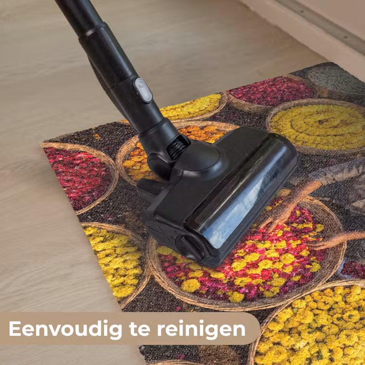 Deurmat - Bloemen - Markt - Kleurrijk - Bloemen - Markt - Kleurrijk Deurmat klein