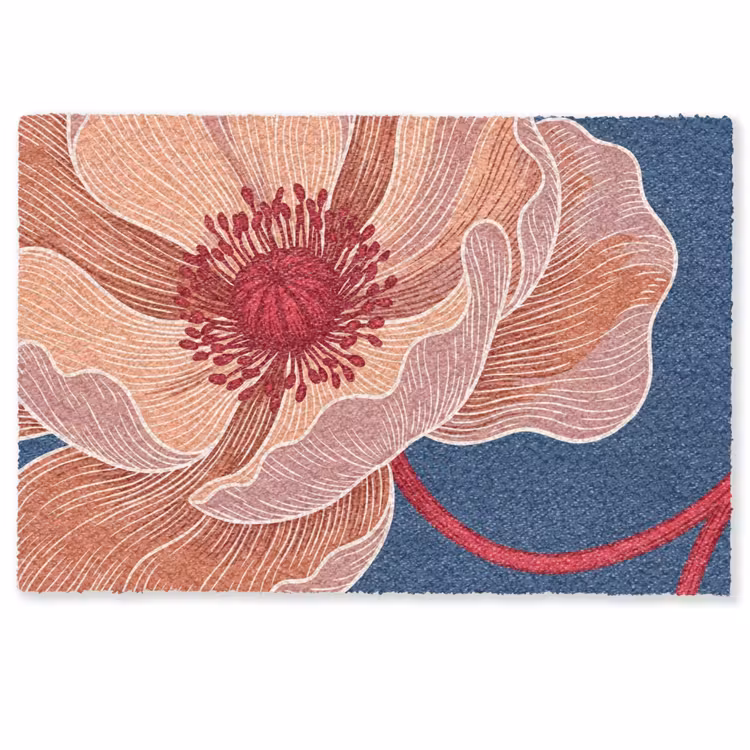 Deurmat - Bloemen - Modern - Abstract - Bloemen - Modern - Abstract Deurmat klein