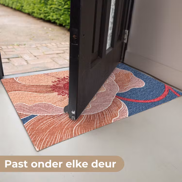 Deurmat - Bloemen - Modern - Abstract - Bloemen - Modern - Abstract Deurmat klein