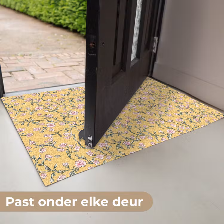 Bloemen - Motief - Geel Deurmat klein 898 -USP_NL