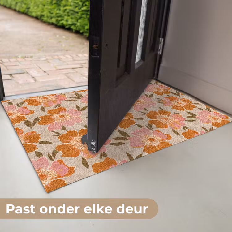 Bloemen - Motief - Retro Deurmat klein 898 -USP_NL