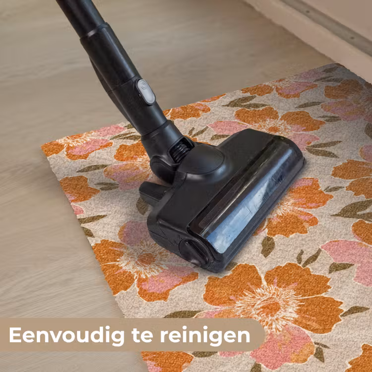 Bloemen - Motief - Retro Deurmat klein 898 -reinigen_NL