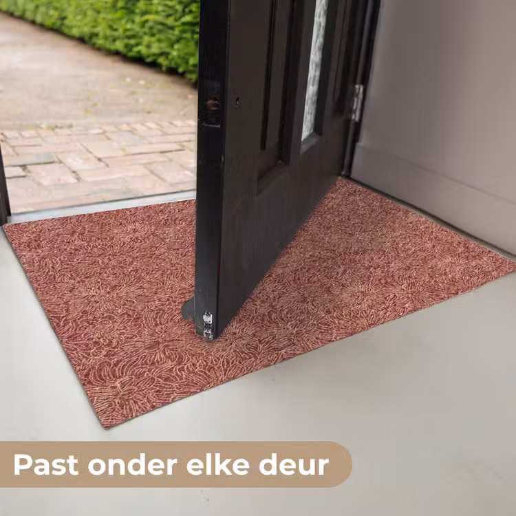 Bloemen - Motief - Rood Deurmat klein 898 -USP_NL
