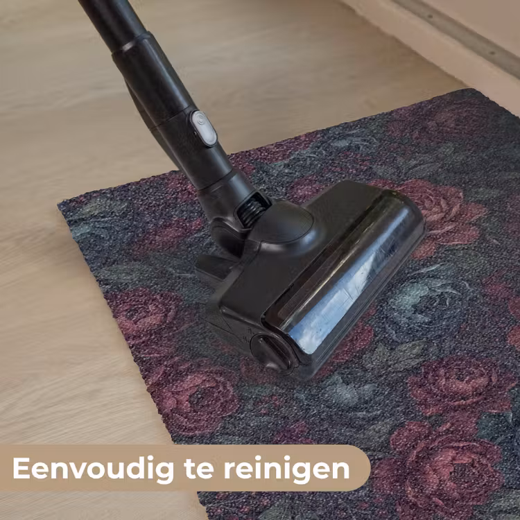 Bloemen - Patroon - Natuur - Klassiek - Donker Deurmat klein -reinigen_NL