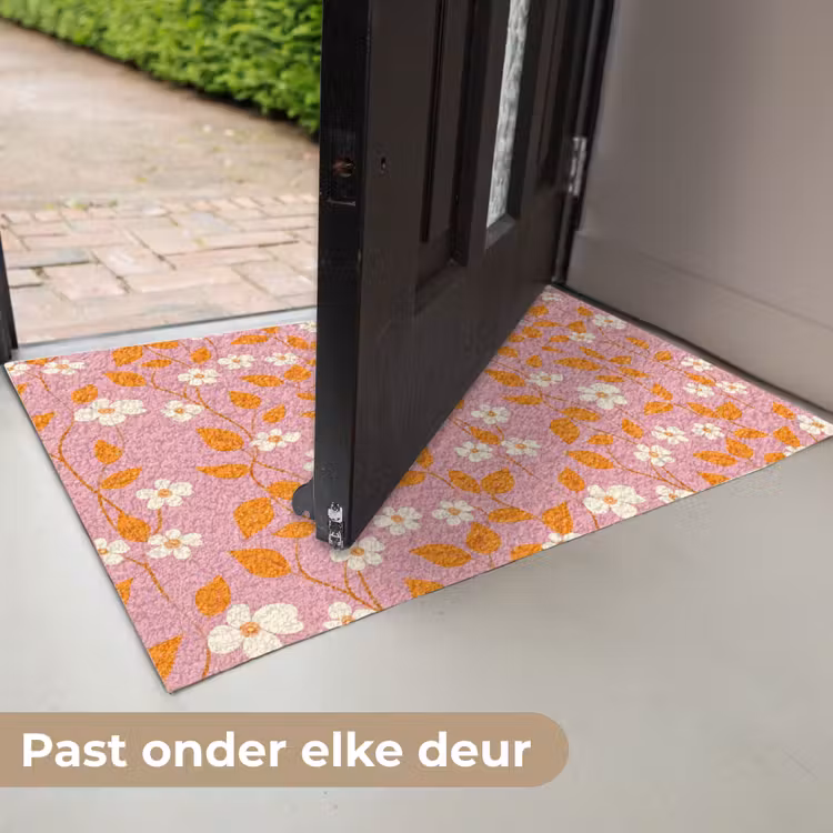Bloemen - Patroon - Oranje Deurmat klein 898 -USP_NL