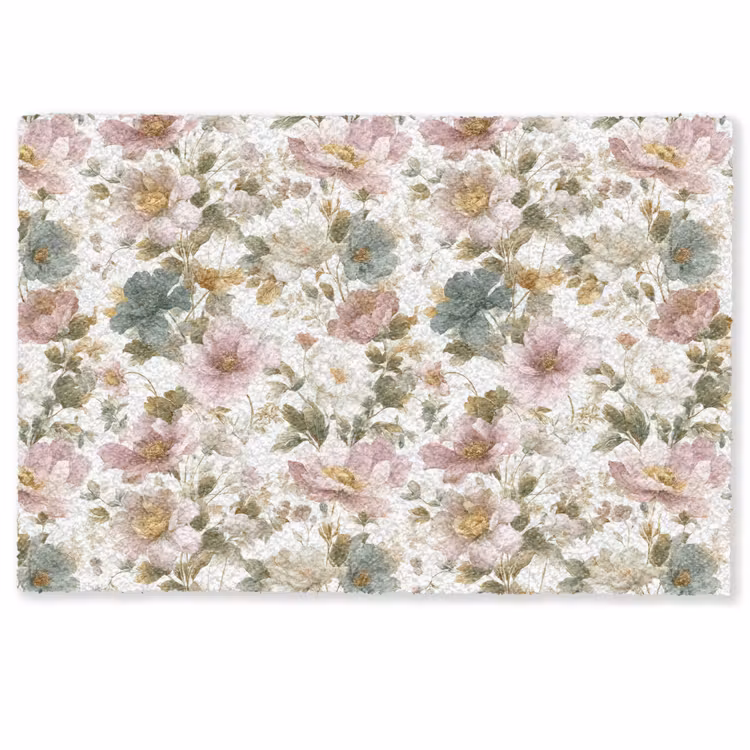 Bloemen - Patroon - Pastel Deurmat klein 898 -zkaufland3d