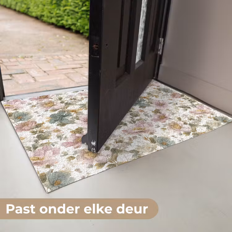 Bloemen - Patroon - Pastel Deurmat klein 898 -USP_NL