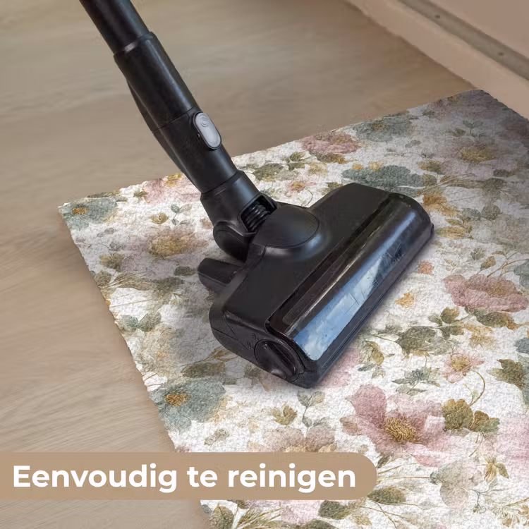 Bloemen - Patroon - Pastel Deurmat klein 898 -reinigen_NL