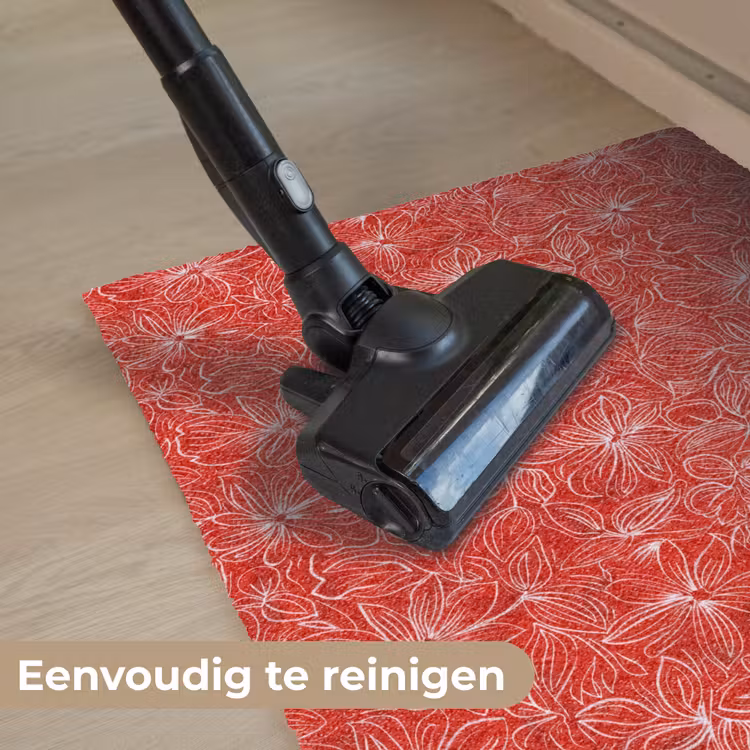 Bloemen - Patroon - Rood Deurmat klein 898 -reinigen_NL