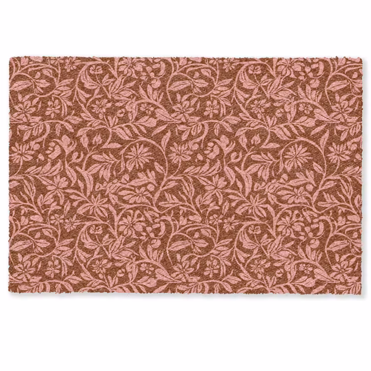 Bloemen - Print - Roze Deurmat klein 898 -zkaufland3d