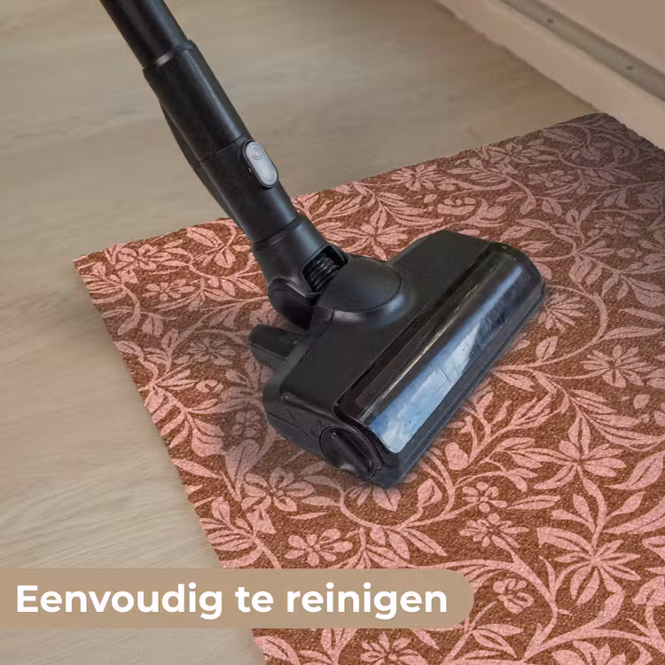 Bloemen - Print - Roze Deurmat klein 898 -reinigen_NL