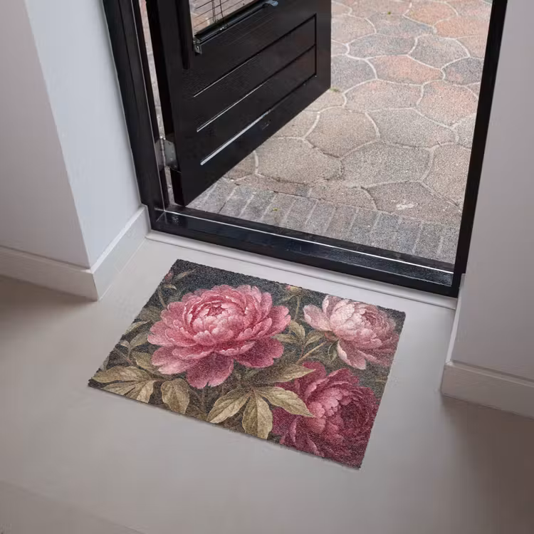 Bloemen - Roze - Klassiek - Natuur Deurmat klein -sfeer5