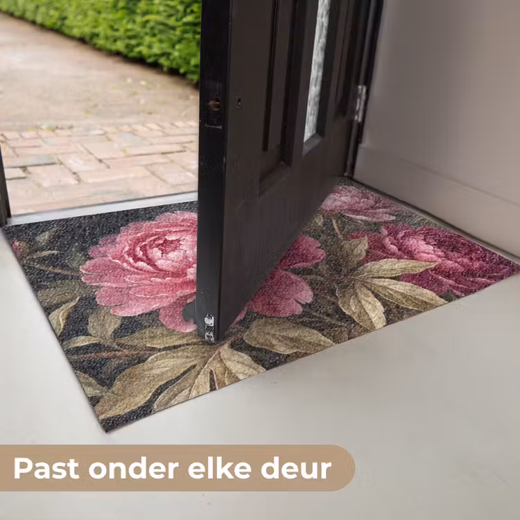 Bloemen - Roze - Klassiek - Natuur Deurmat klein -USP_NL