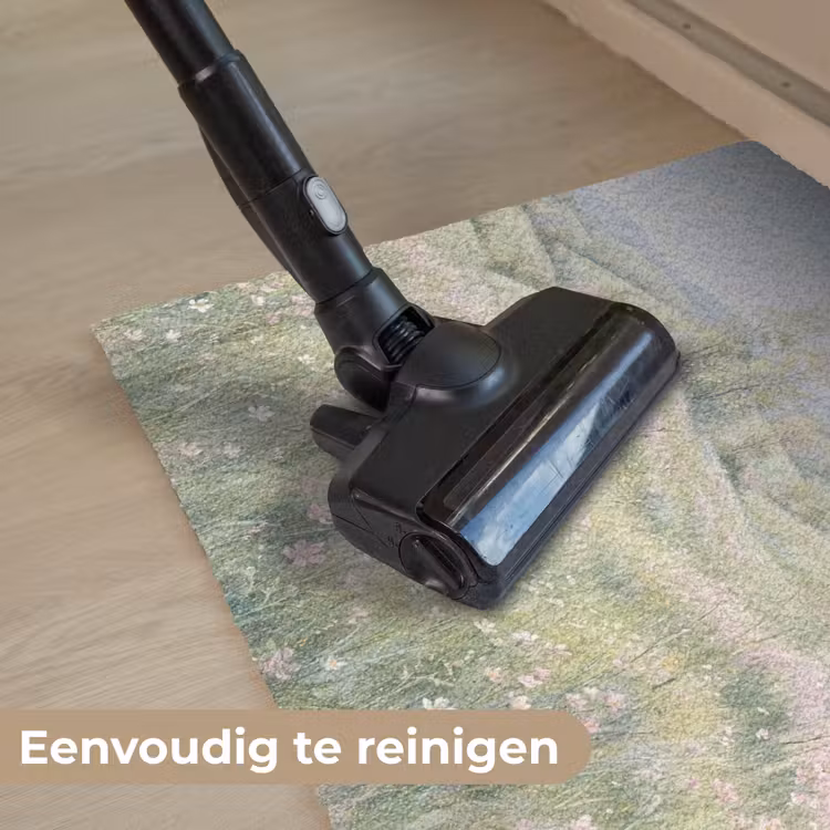 Bloemen veld - Bloemen - Groen Deurmat klein -reinigen_NL