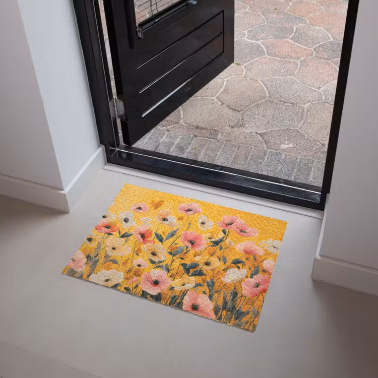 Bloemen - Veld - Geel Deurmat klein -sfeer5