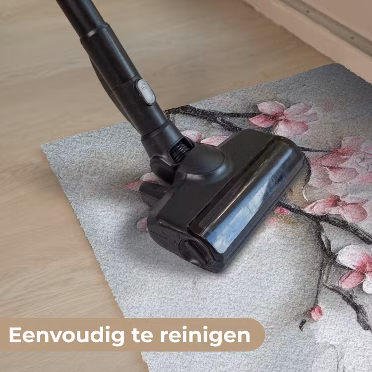 Bloesem - Kunstzinnig - Roze - Sakura Deurmat klein -reinigen_NL