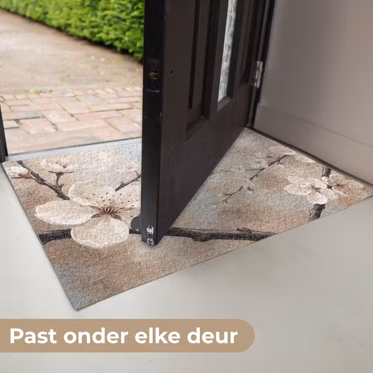 Bloesem - Takken - Schilderij - Beige - Serene Deurmat klein -USP_NL